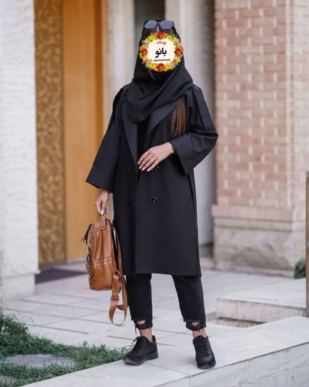 👚نام: مانتو دانشجویی سرشانه پاگون دار
