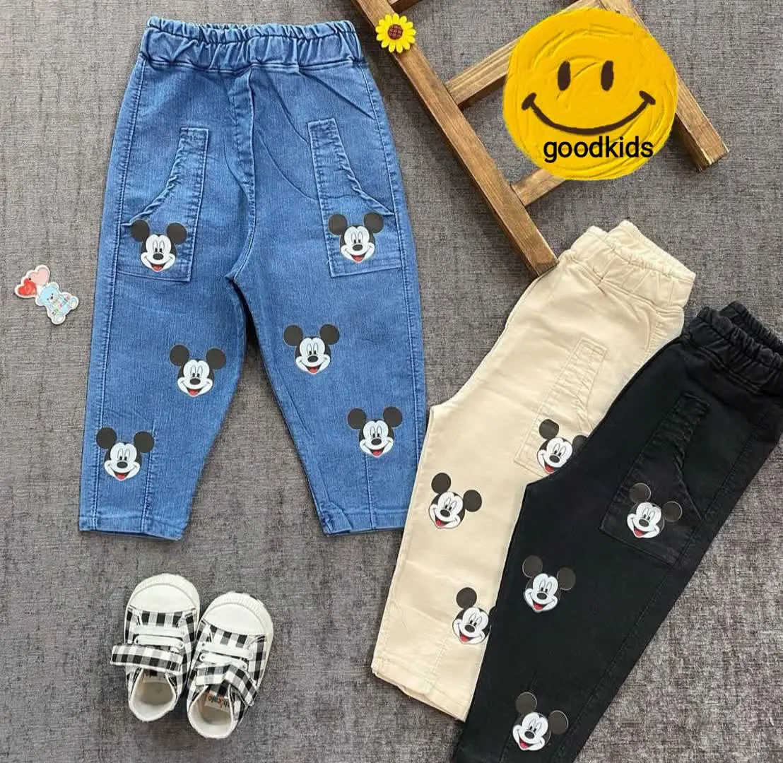 شلوار لی مام فیت
