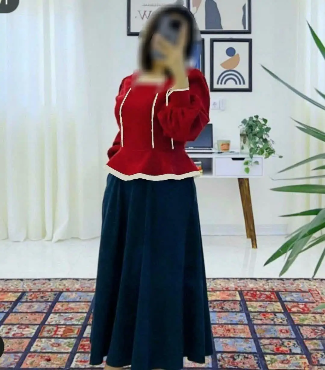 نام: ست شومیز دامن گلبهار یلدایی🍉🍉
