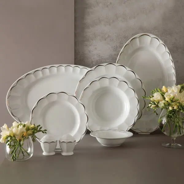 🍽 سرویس ۱۰۳ پارچه نئوکلاسیک چینی زرین😍👆
