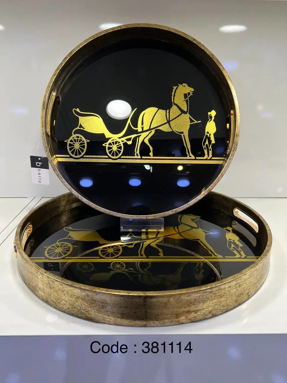 ✨سینی جفتی وارداتی گرد✨
