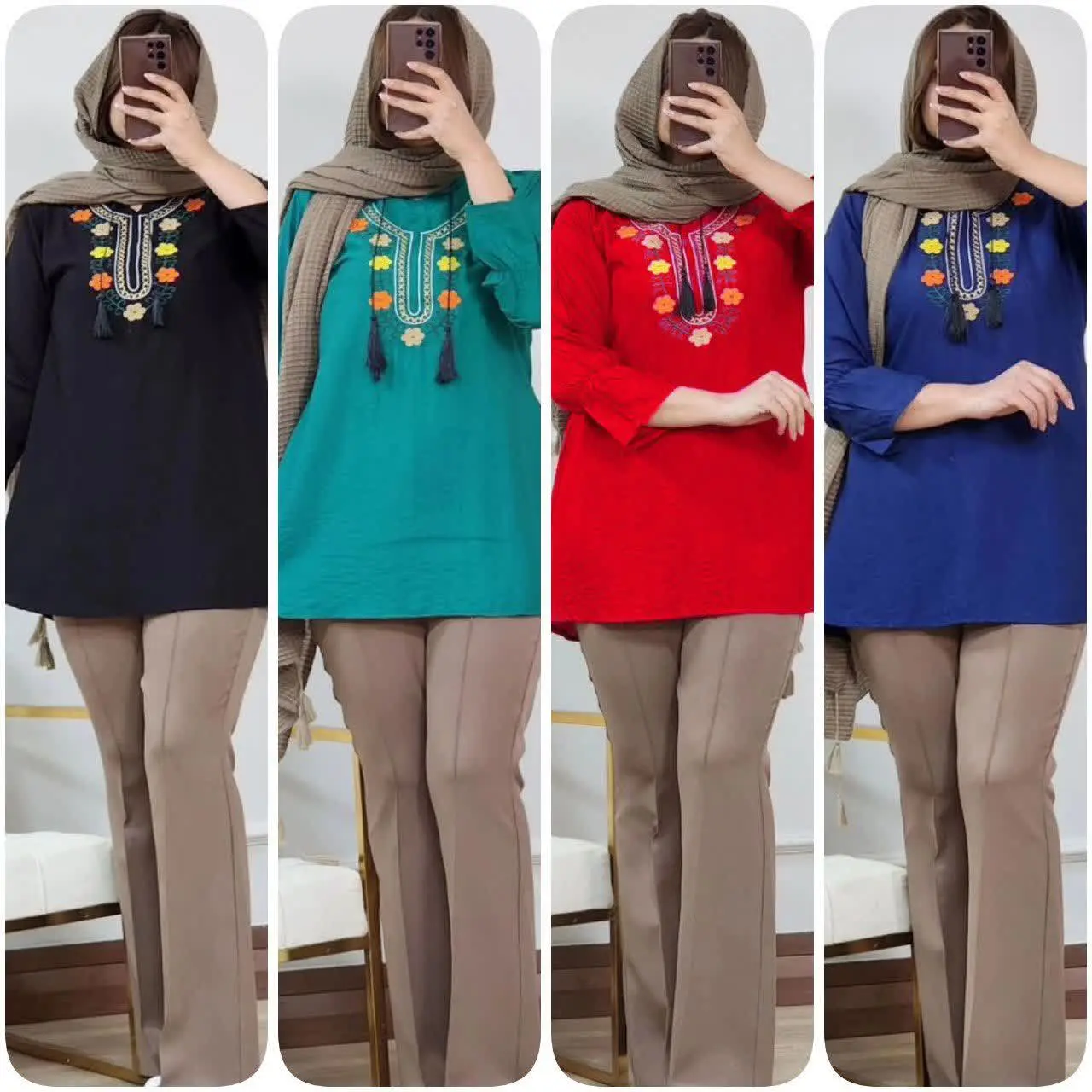 ❤️نام: تونیک مانتویی مدل ساویس
