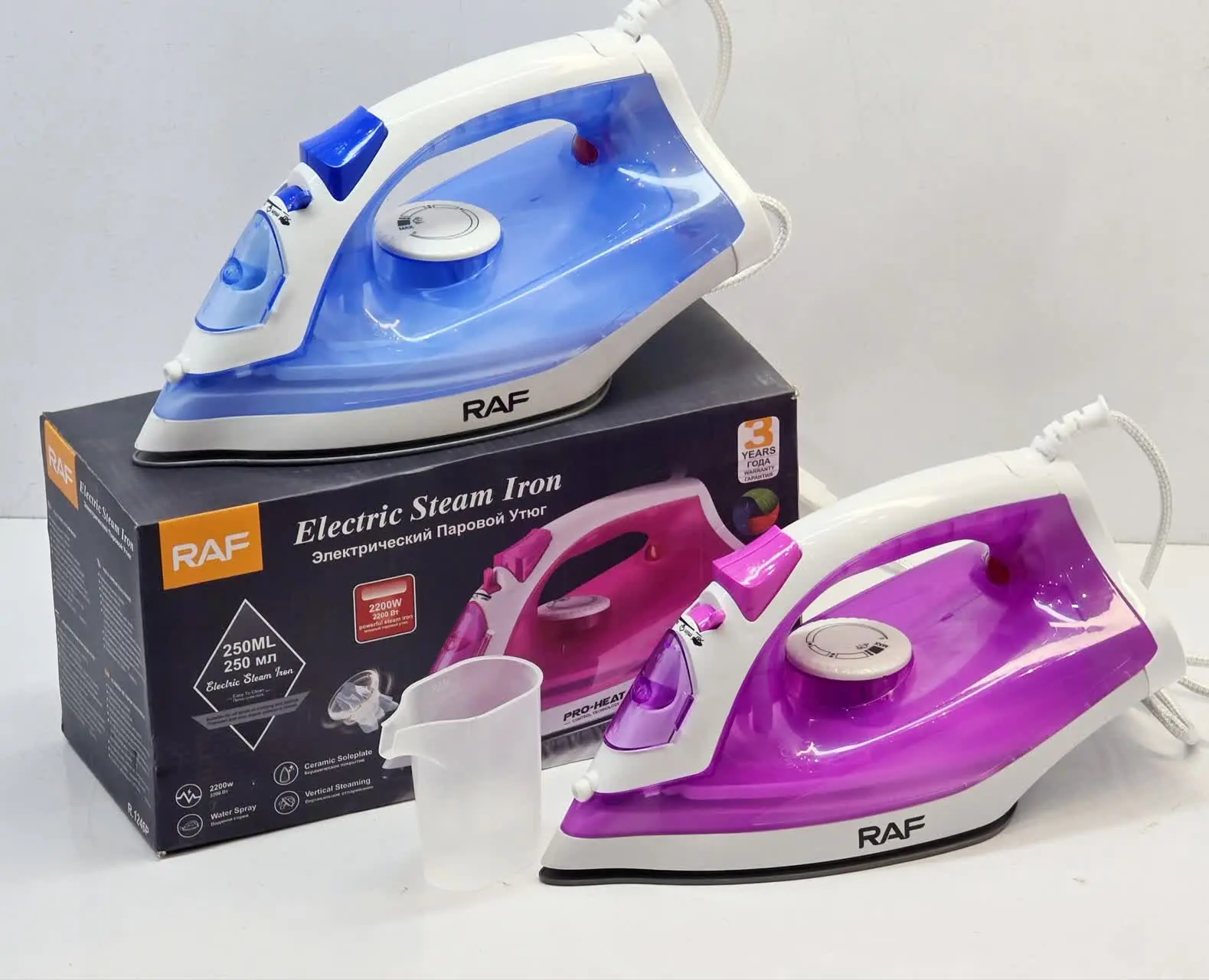 ✅ اتو بخار رنگی RAF