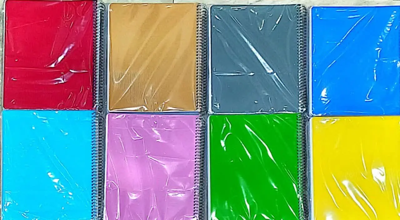 🔹دفتر ۲۰۰ برگ پ پ تک سیم با کاغذ ۷۰ گرم تک سلفون 🔹
