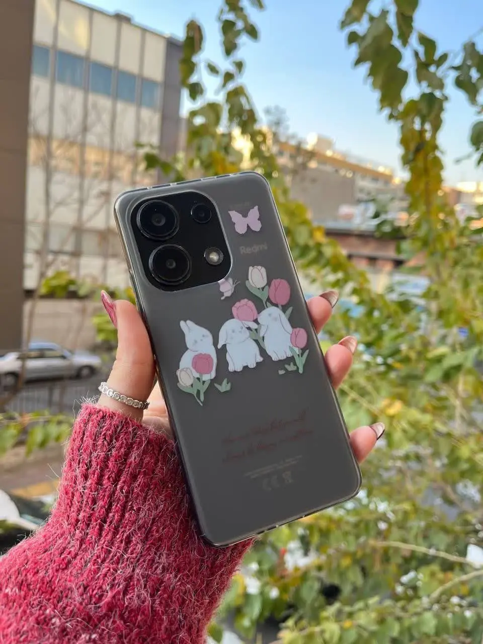 📱مدل قاب: قاب خرگوش مات با آویز فوق العاده زیبا مخصوص انواع #سامسونگ #شیائومی و #آیفون
