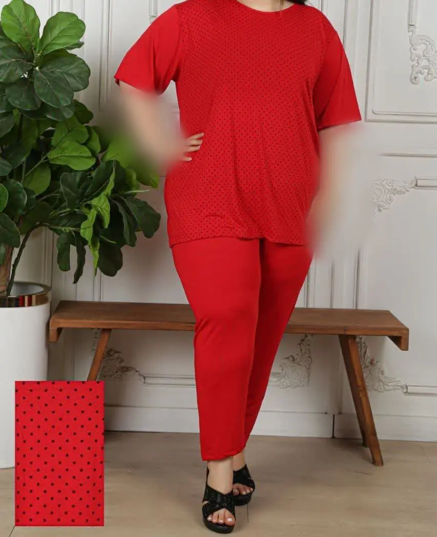 ست تیشرت و شلوار سوپر سایز