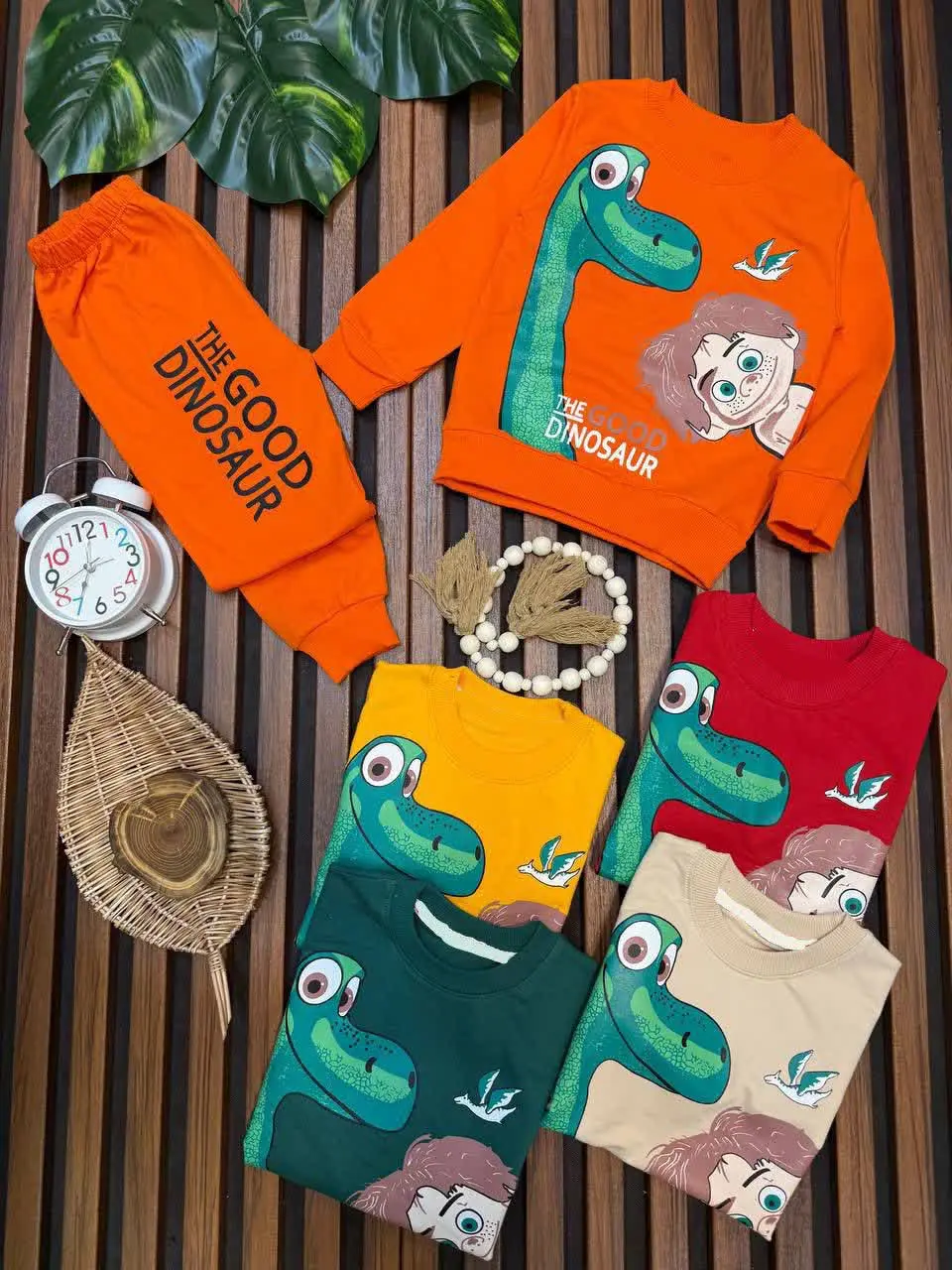 🔮 بلوز شلوار اسپرت طرح دایناسور🔮
