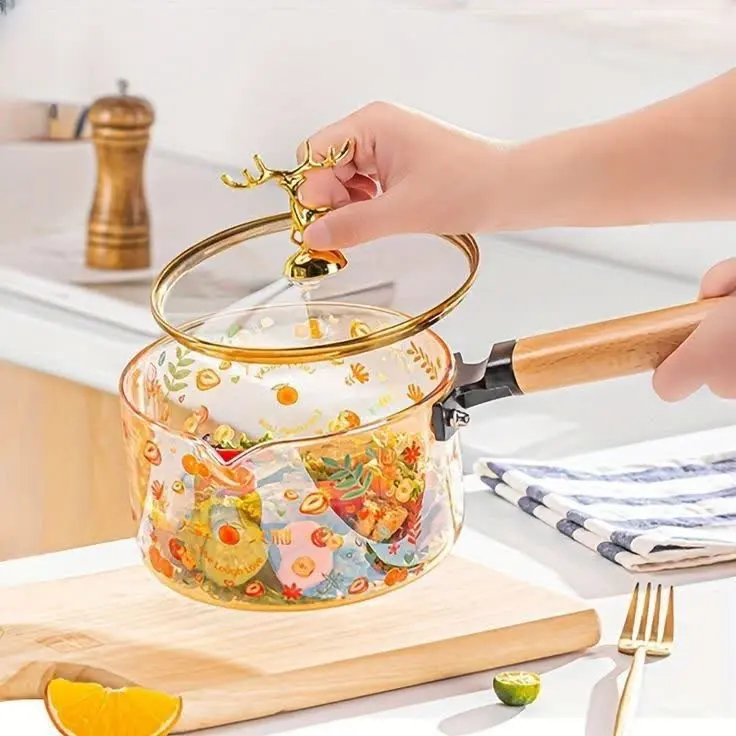 شیرجوش پیرکس طرح میوه 😍
