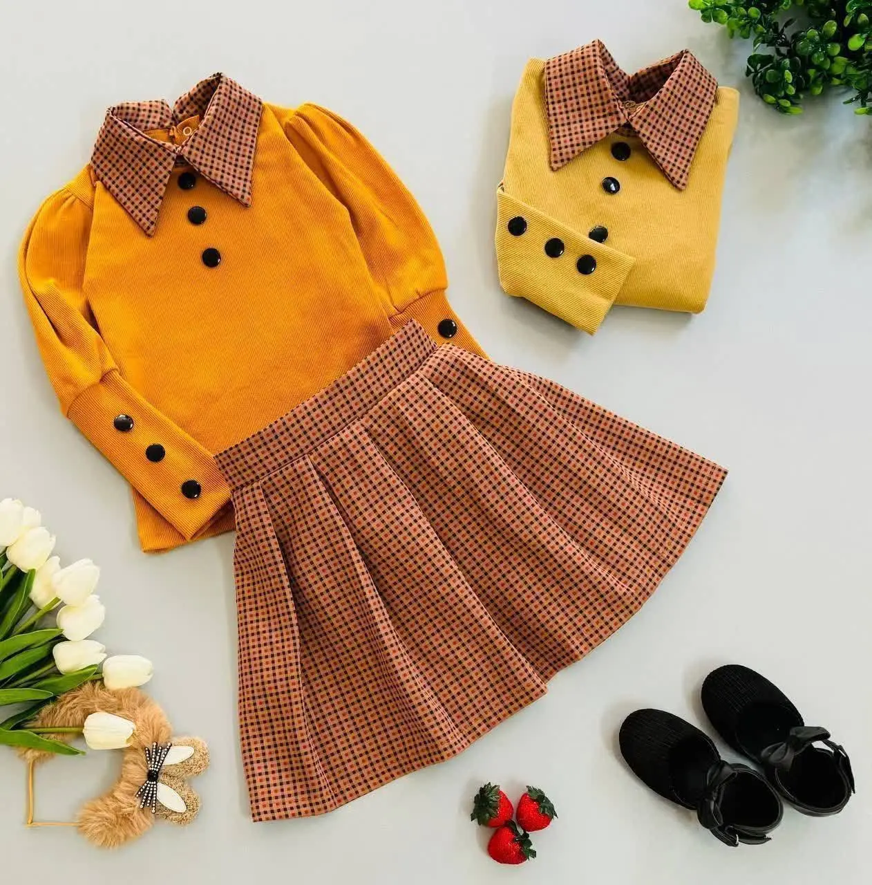 بلوز و دامن مجلسی دخترانه