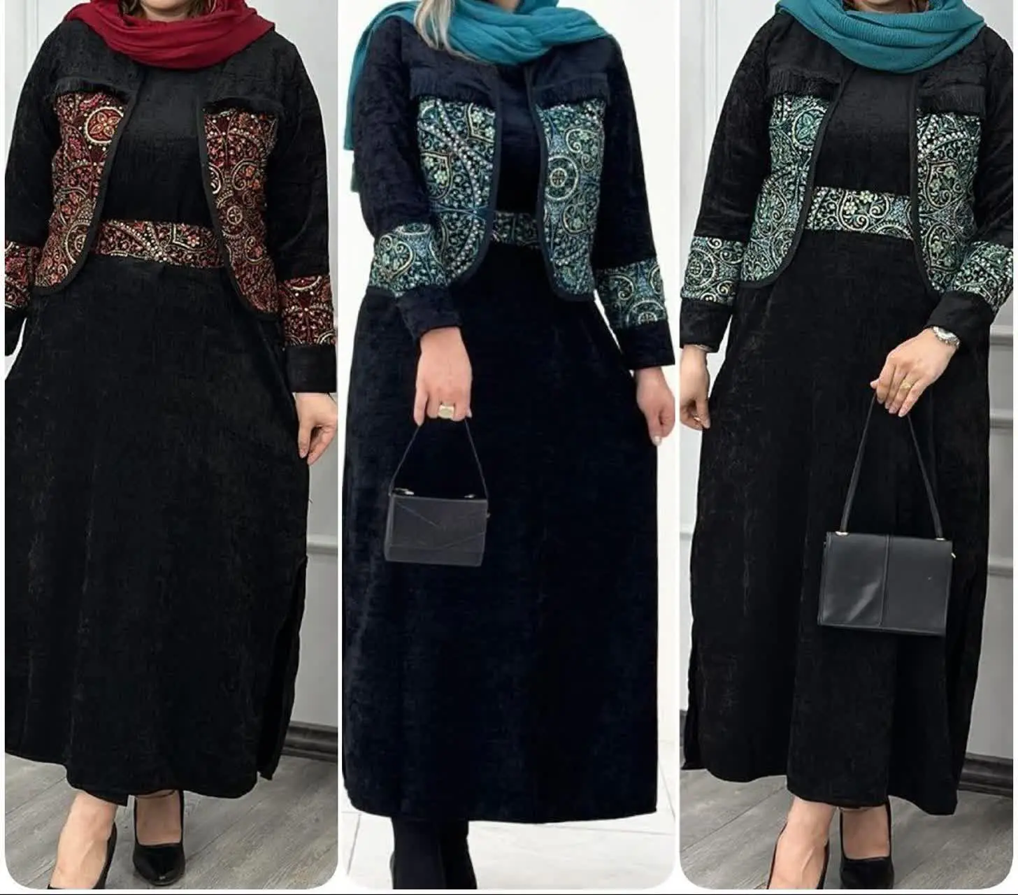 ❤️نام: کت سارافن و کمربند مدل پری دخت
