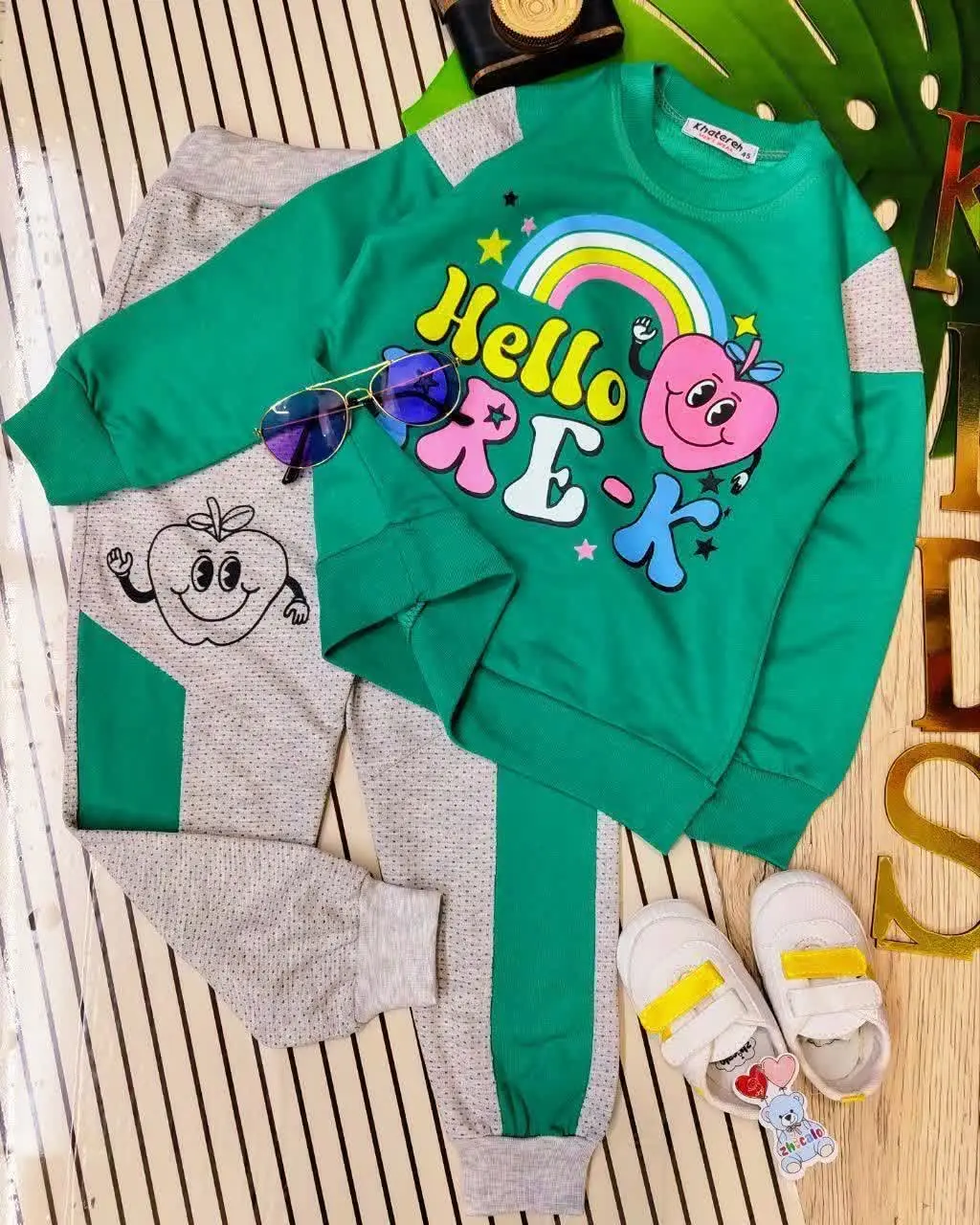 🍓بلوز و شلوار توت فرنگی و ر...