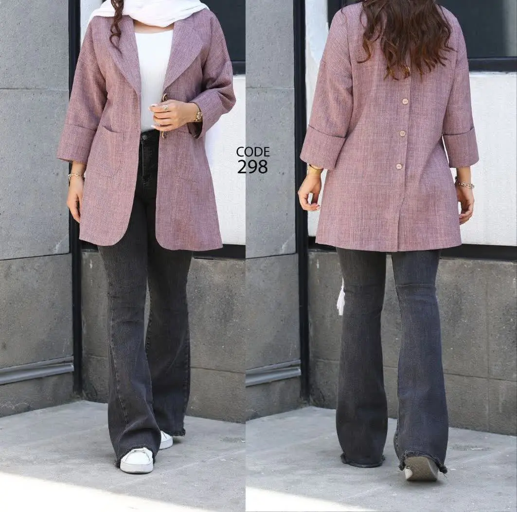 #مانتواسپرت #مانتودخترانه #جلوبسته #دایموند #ترک_لند
