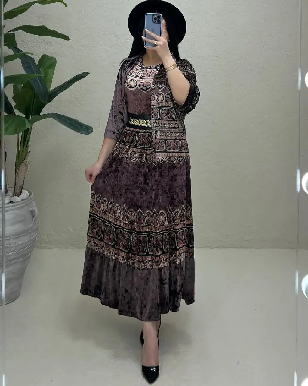 ست شومیز دامن و تاپ (۳ تیکه مخمل) یلدایی
