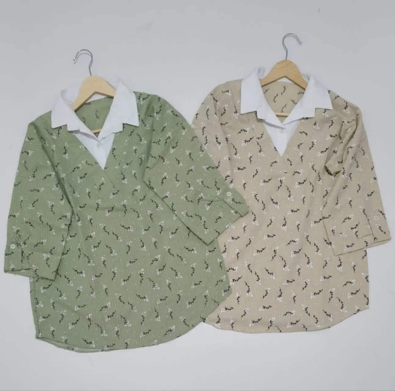 💥 شومیز یقه سفید 
