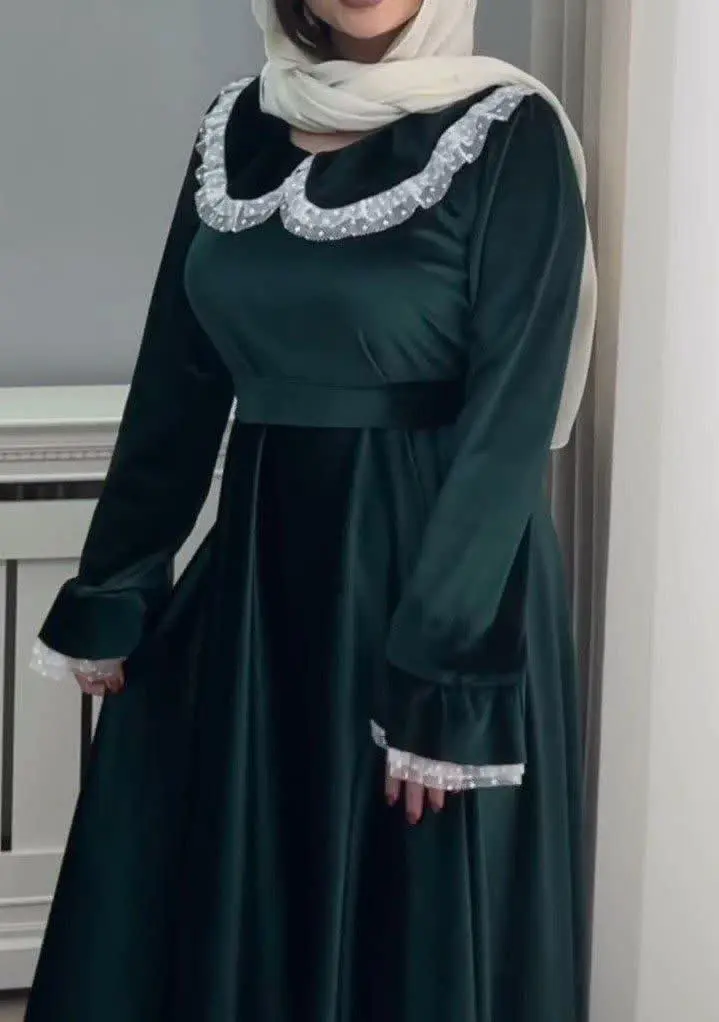 🖋نام: خدایی ببینین چی تولیییید کردم براتون، پیراهن بلند مزونی مخمل
