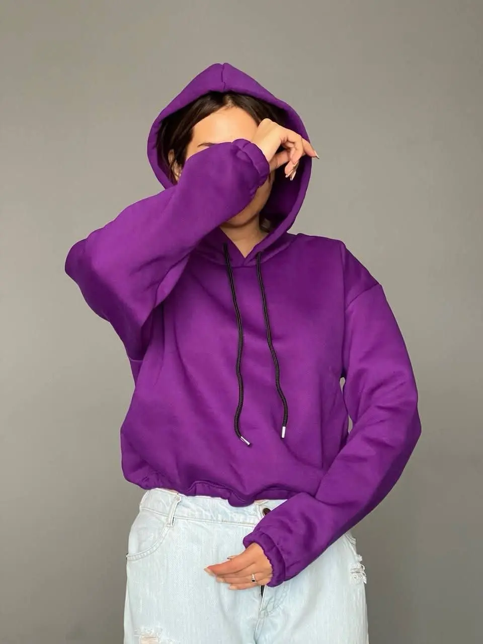 👚 نام: کراپ هودی بیسیک
