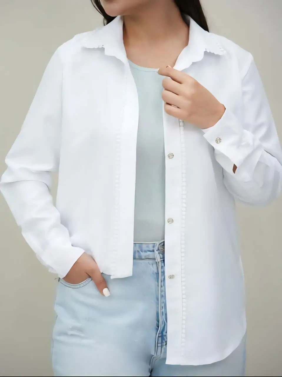 نام: شومیز سفید مروارید
