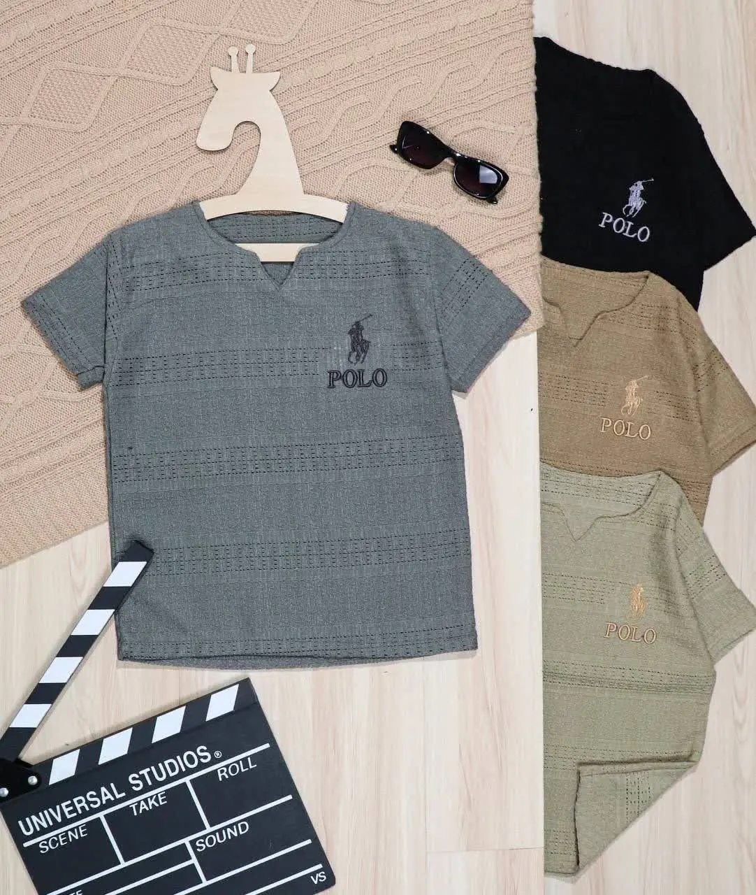 👫تیشرت پسرانه مراکشی یقه کوبایی POLO👫
