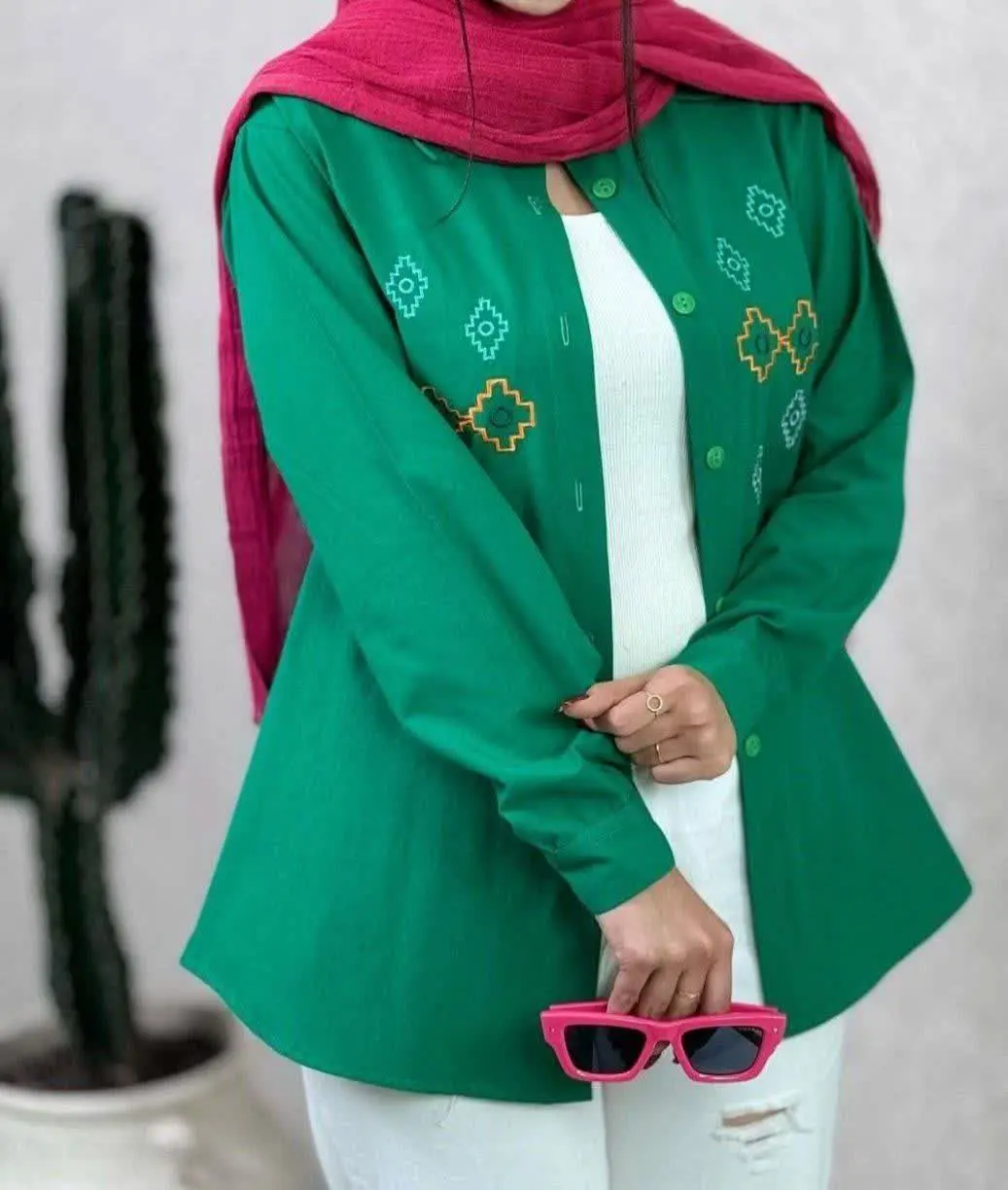 نام: مانتو لنین گلدوزی 
