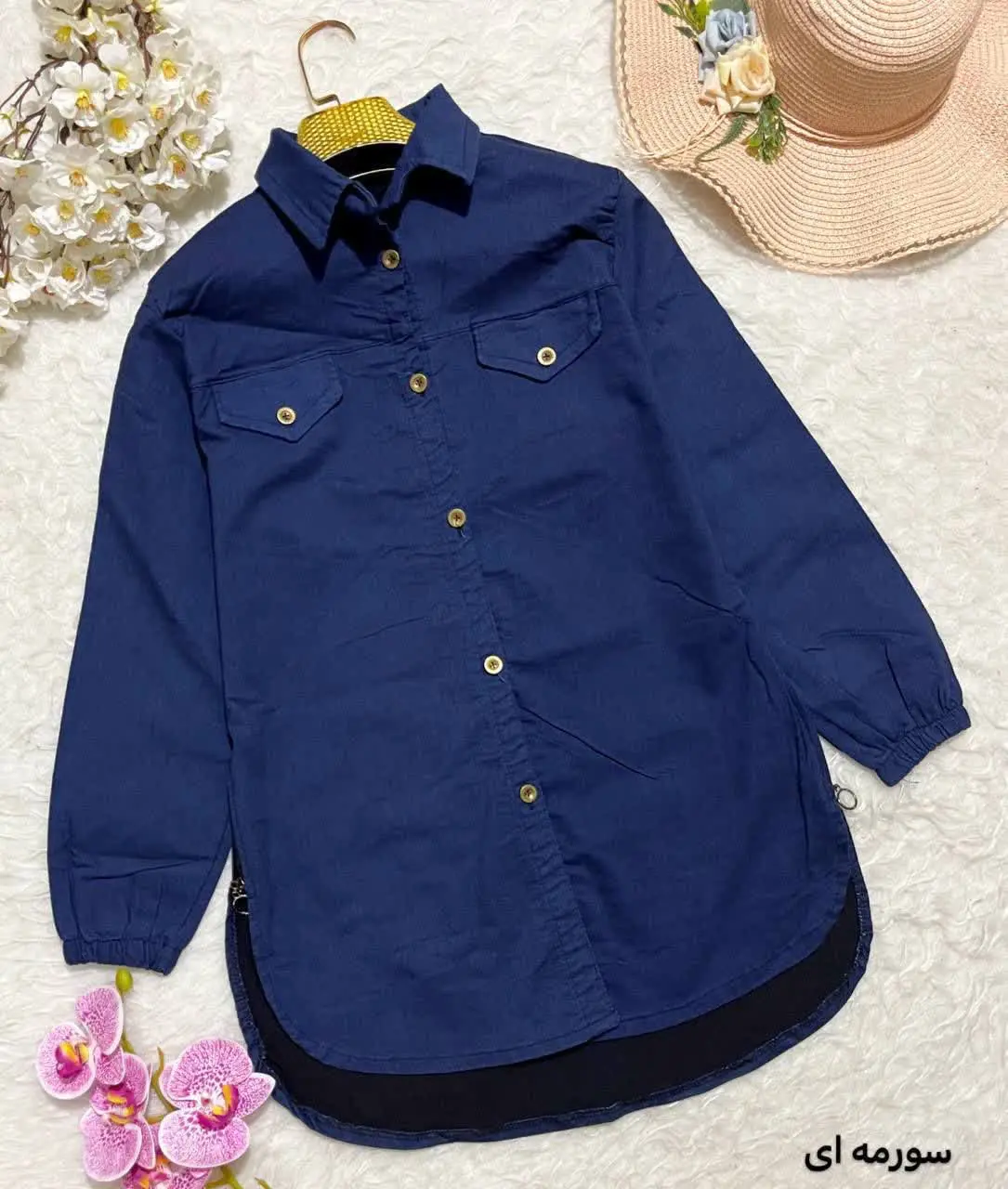 مانتو جین بغل زیپ ۲۹
