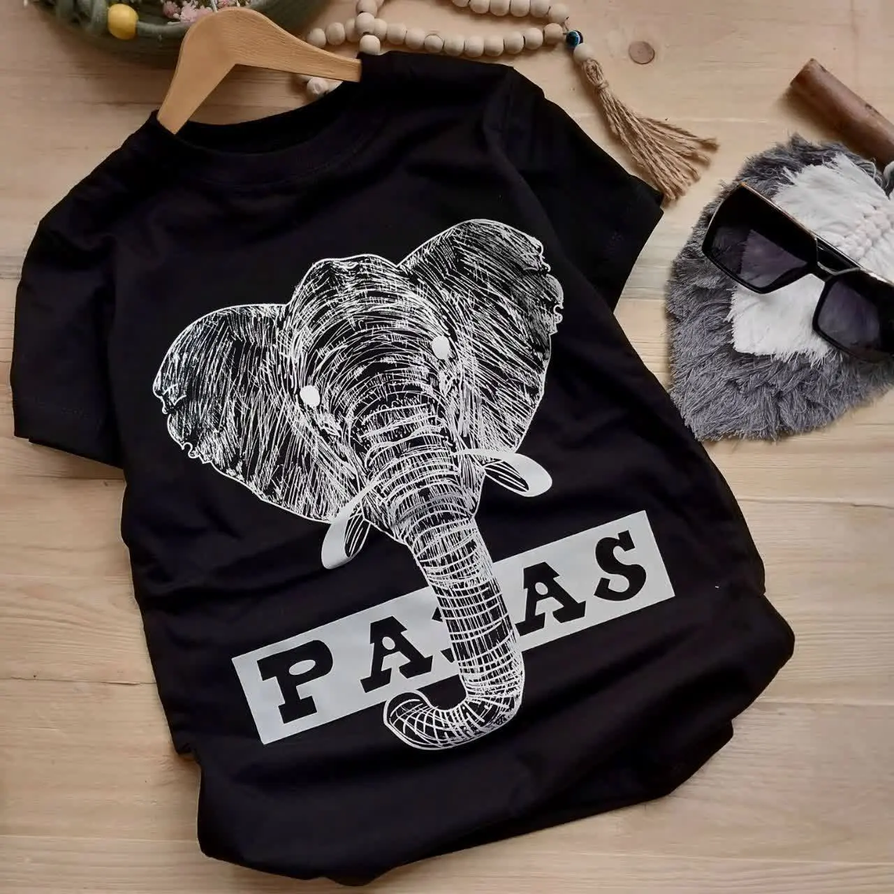 👚نام: تیشرت تک طرح فیل 🐘
