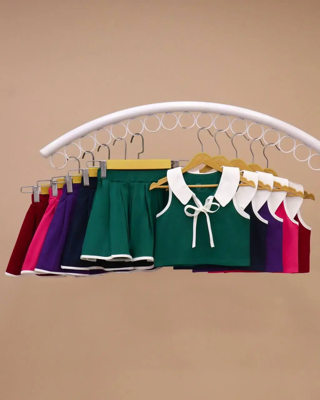 💚🌸اسم: کراپ دامن کیوتی NZDE💚🌸