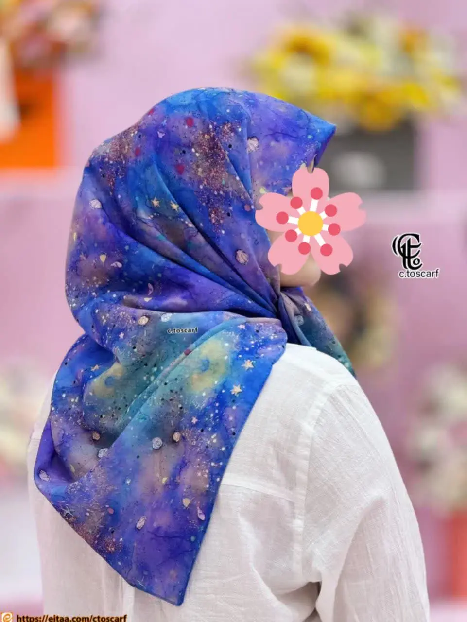 یه روسری اوردم با طرح ساحلی 🐚🌊
