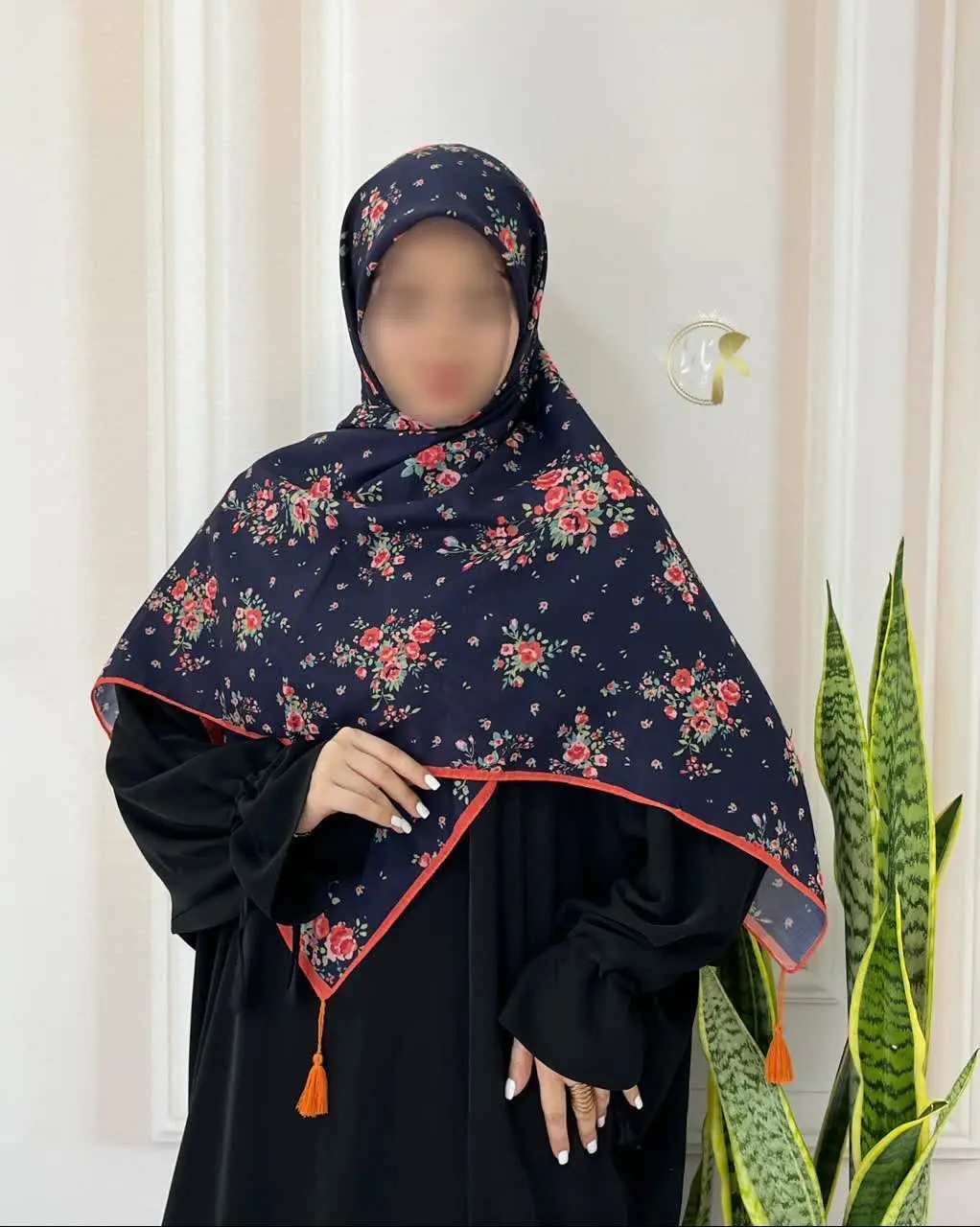 روسری نخی طرحدار
