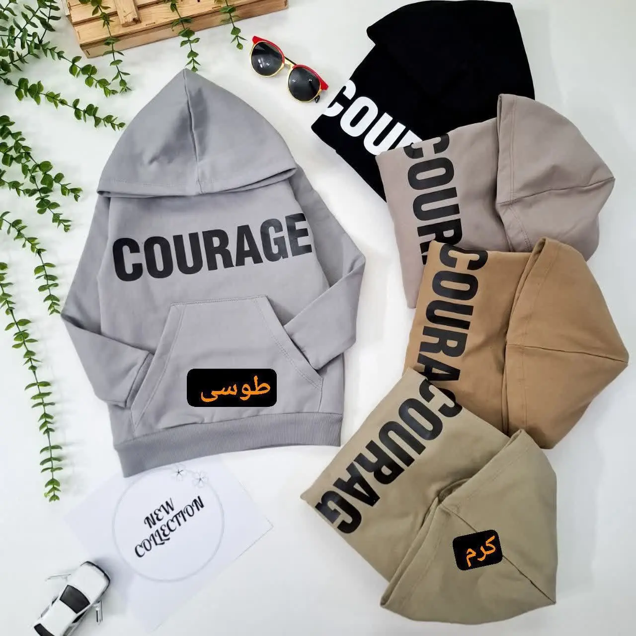 🖌 رنگ بندی: کرم, مشکی, زیتو...