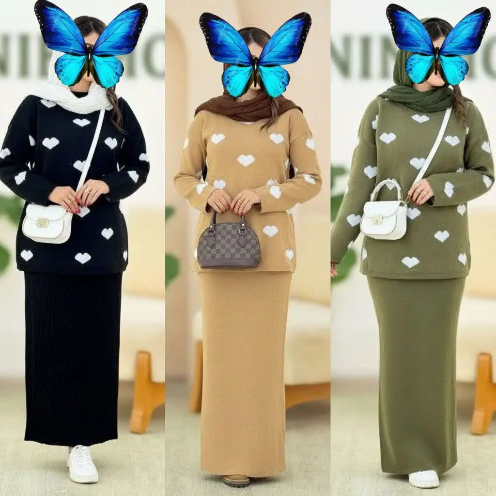 بلوز دامن قلبی