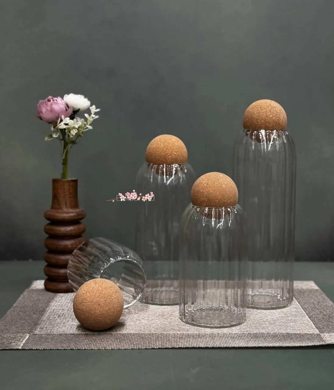 #بانکه_حبوبات_پیرکس_درب_توپی 🌰
