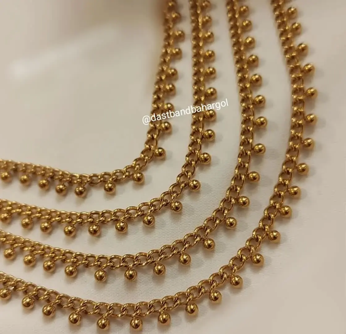 💍زنجیر آویز توپی بسیار گوگولی و خاص 🤗 
