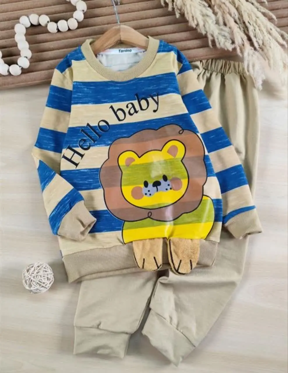 بلوز شلوار بچگانه شیر Hello...