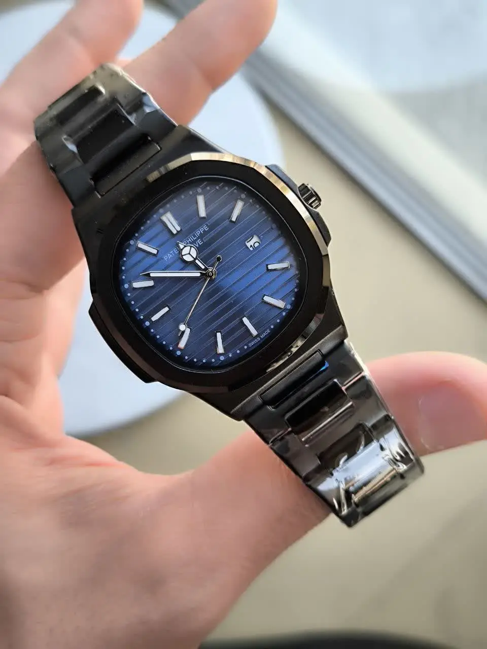 ساعت مردانه فلزی patek phil...