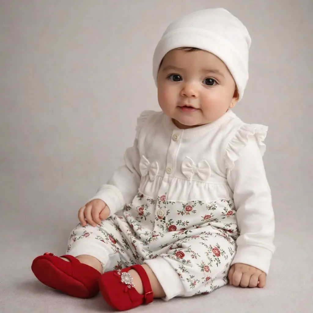 سرهمی و کلاه دخترانه پلی اس...