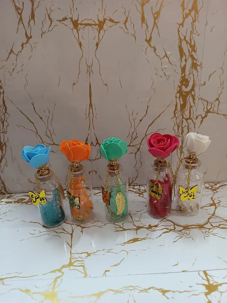 گیفت تسبیح گل دار با اسامی...
