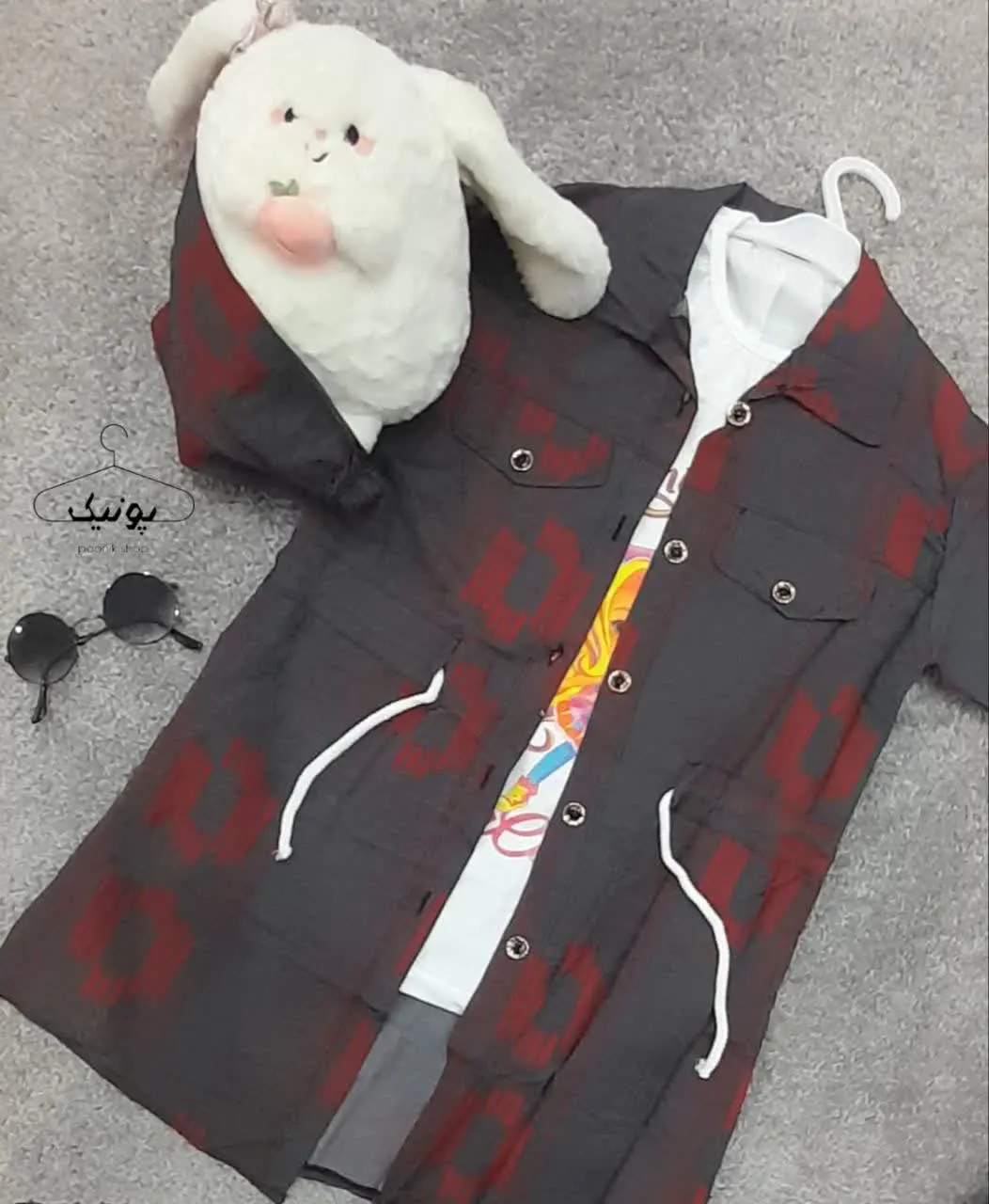 مانتو دو تکه دخترانه 
