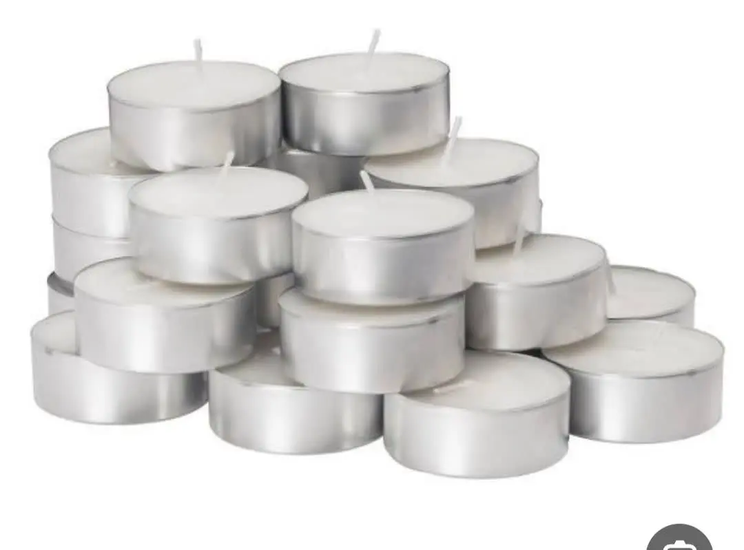 شمع وارمردار گرد ورنگی طرح پروانه
