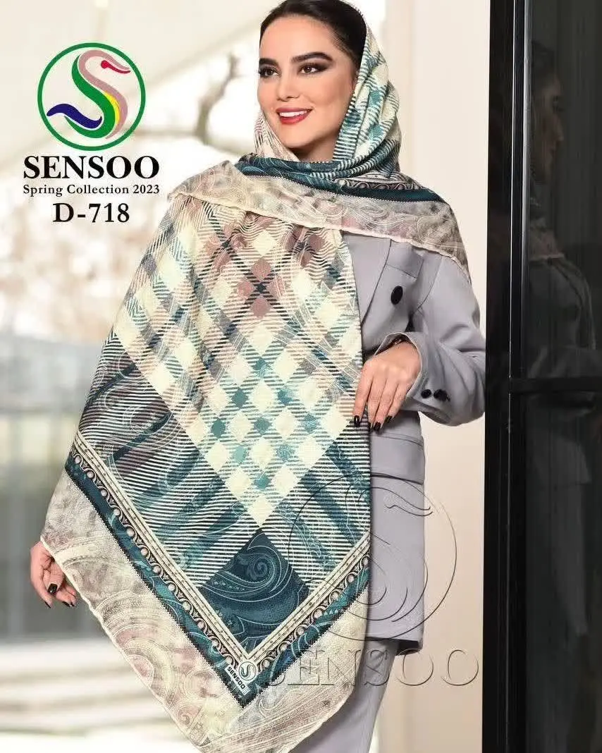 ✅روسری حریر نخ 
