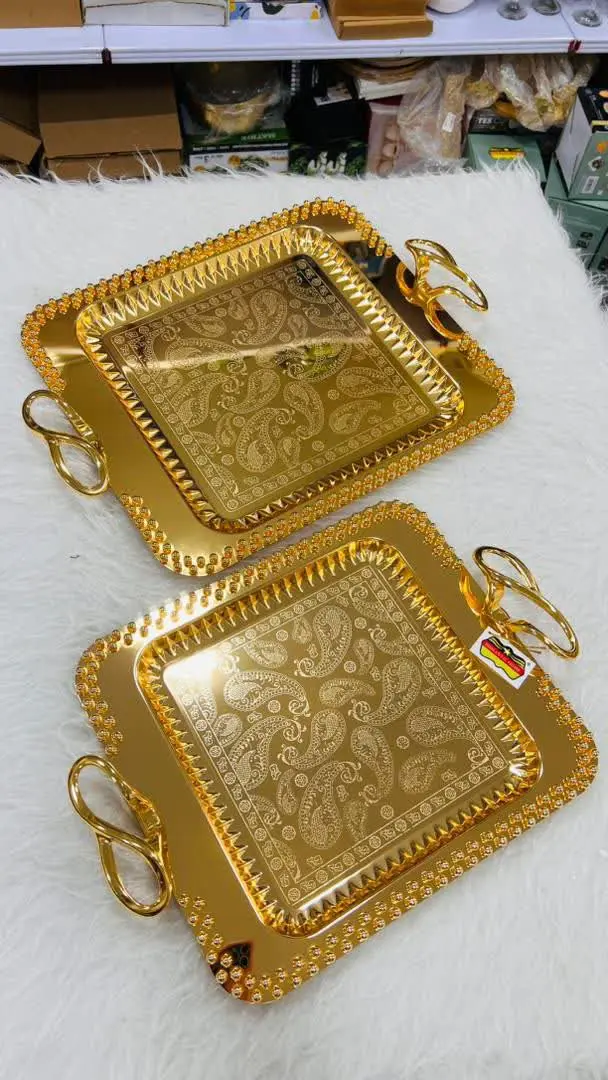 سینی جفتی طلایی 😍