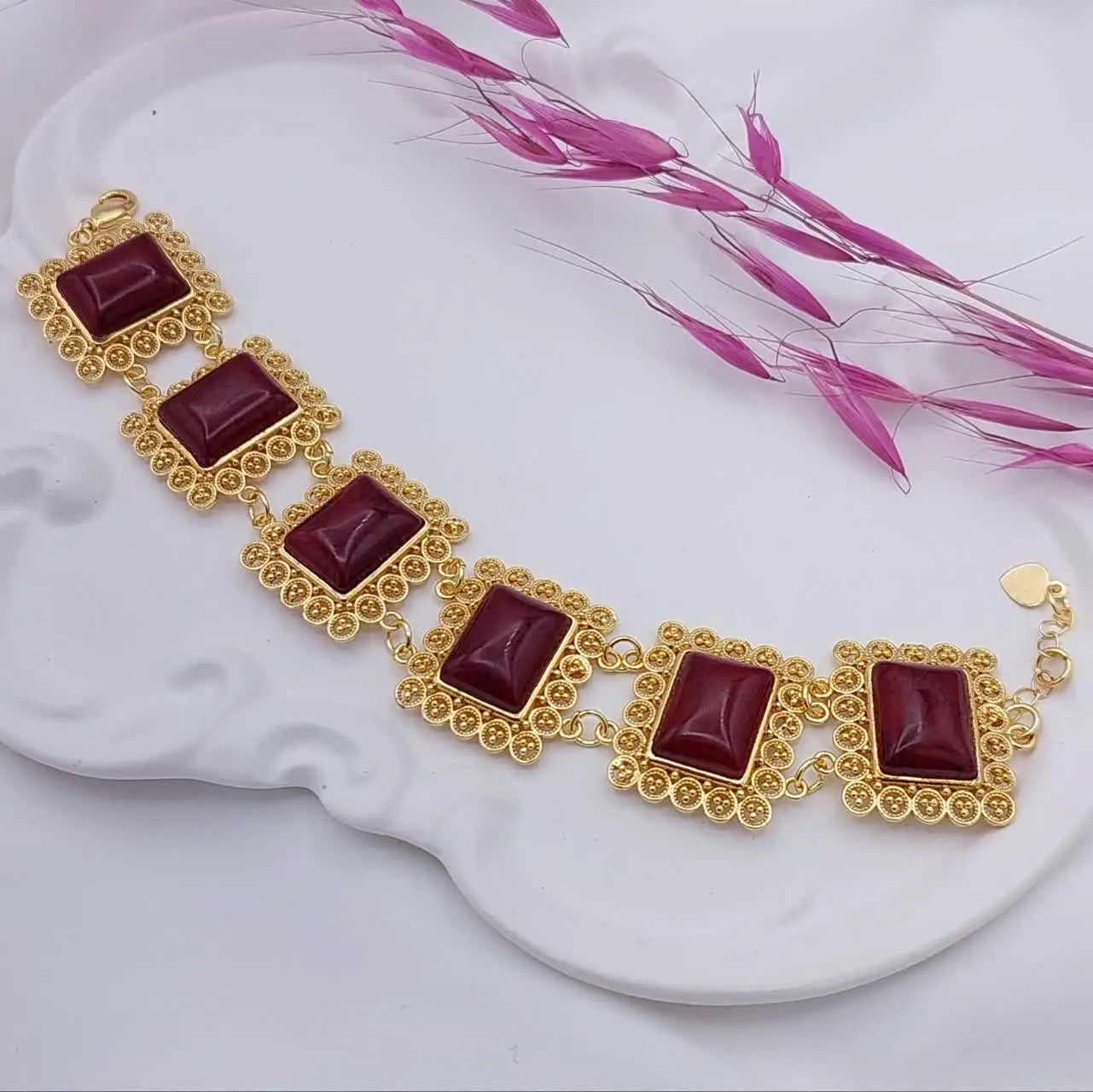 #دستبند سنگ‌دار اصلی‌ عقیق جدید😍
