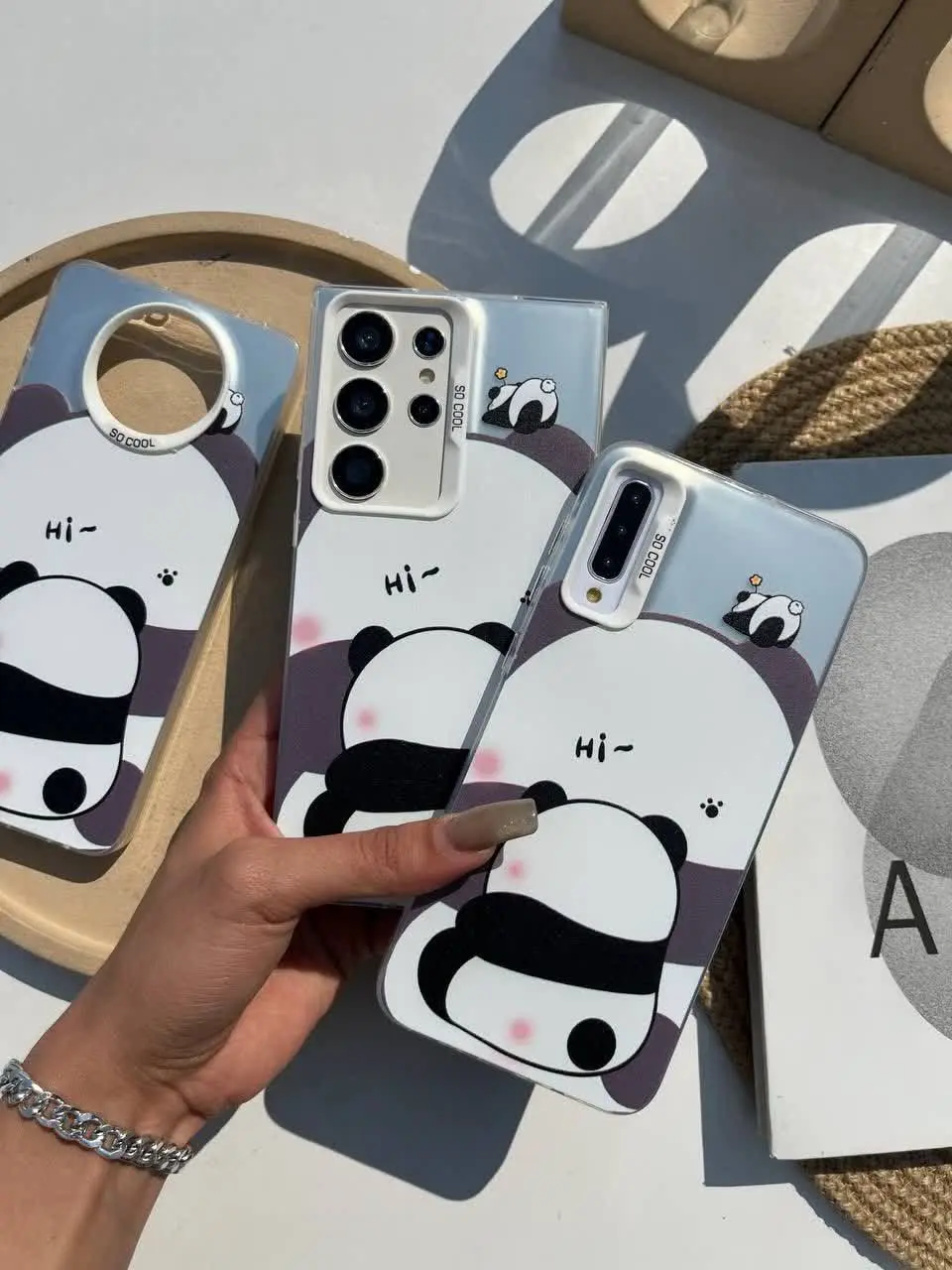 قاب پاندا سوکول مات هولوگرام مخصوص انواع #سامسونگ #شیائومی و #آیفون 
