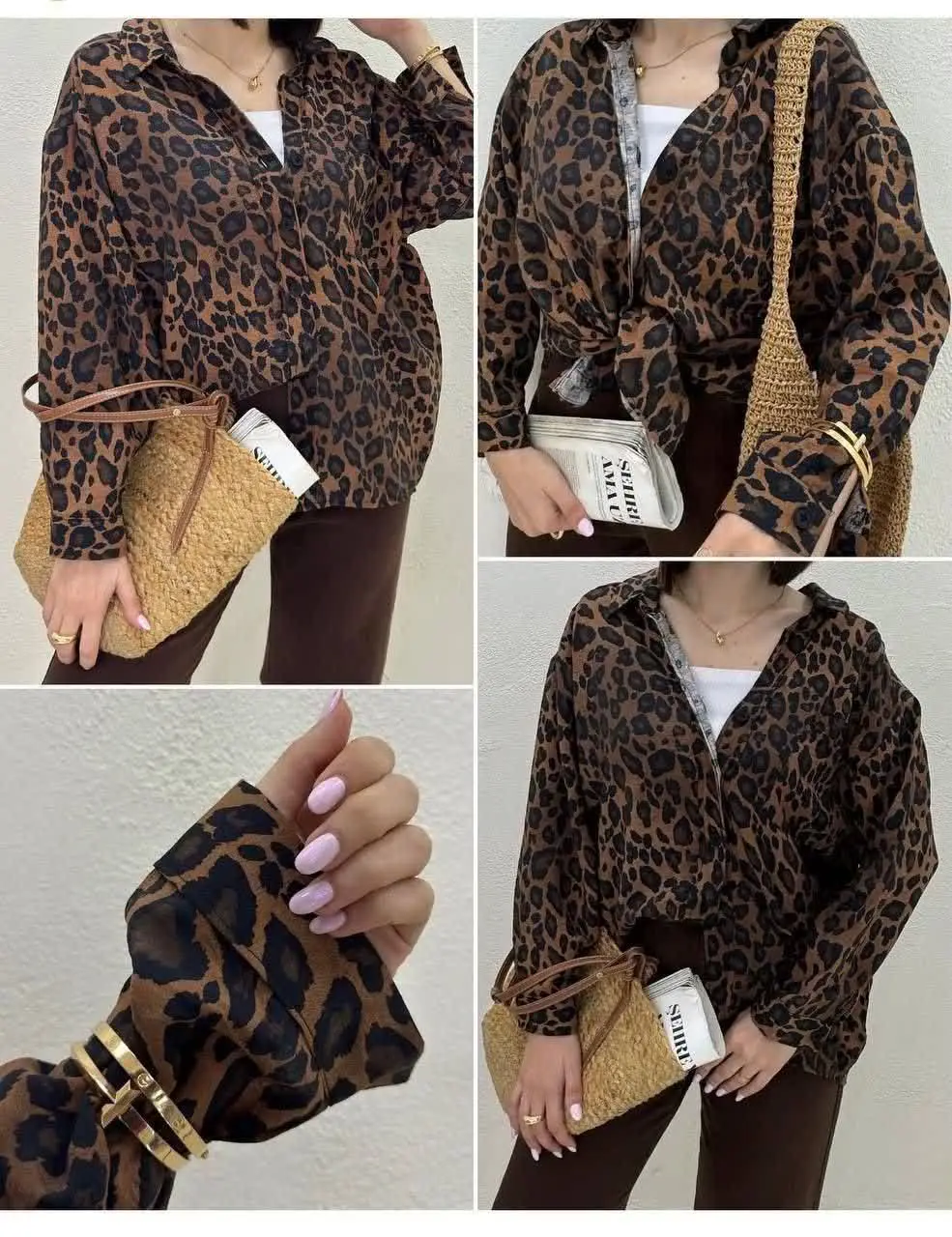 شومیز پلنگی 😍luxury😍