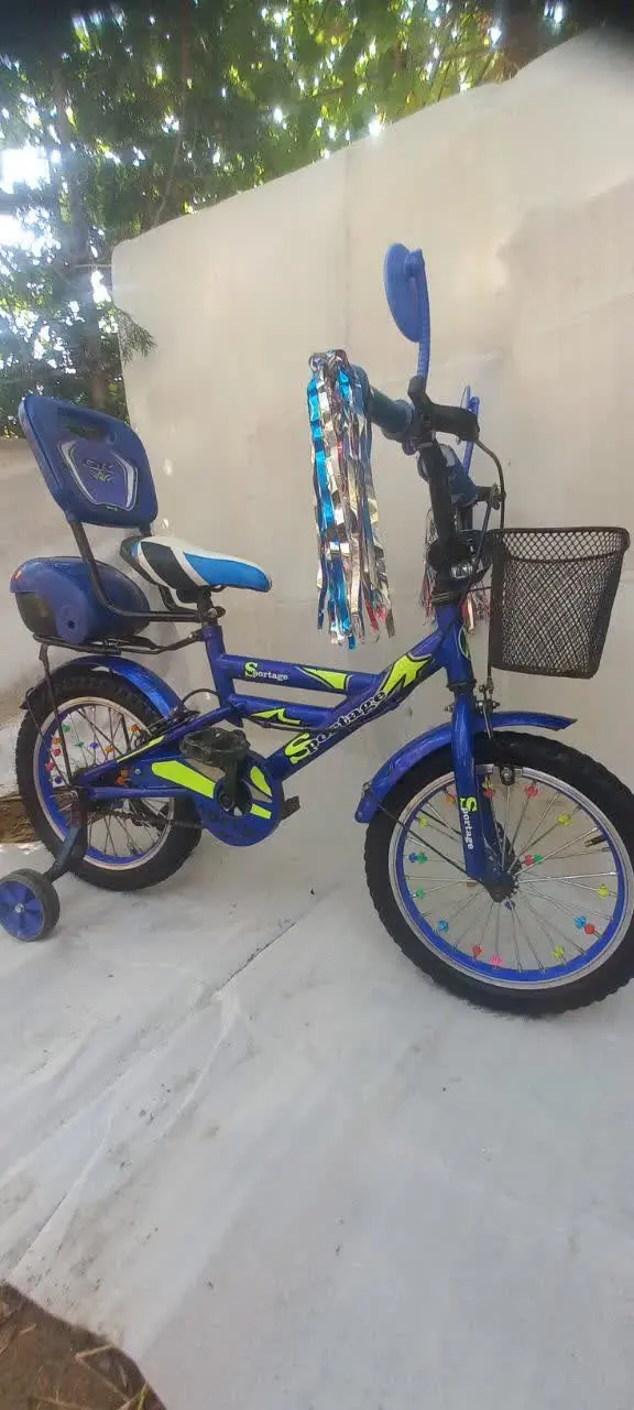 دوچرخه پسرونه سایز ۱۶ 
