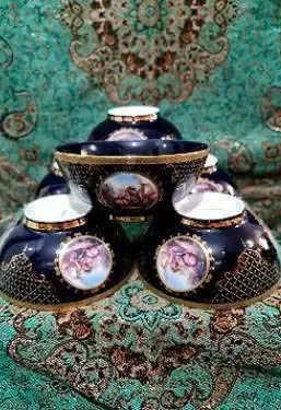 ۶عدد کاسه سورمه ای👌
