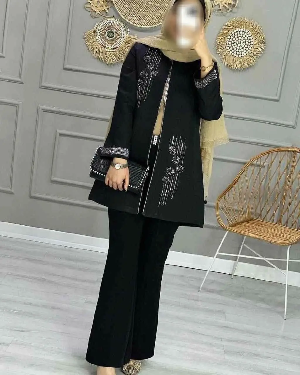 . 🌹نام: کت نگین دار رویال
