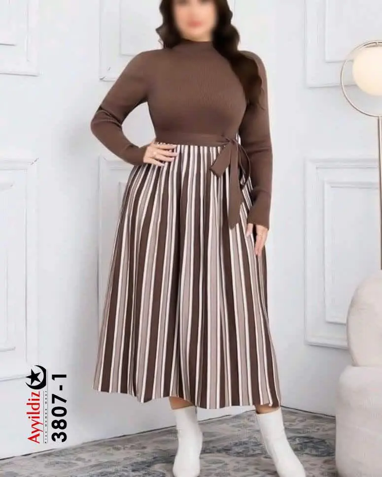 ✅پیراهن مجلسی استین بلند بی...