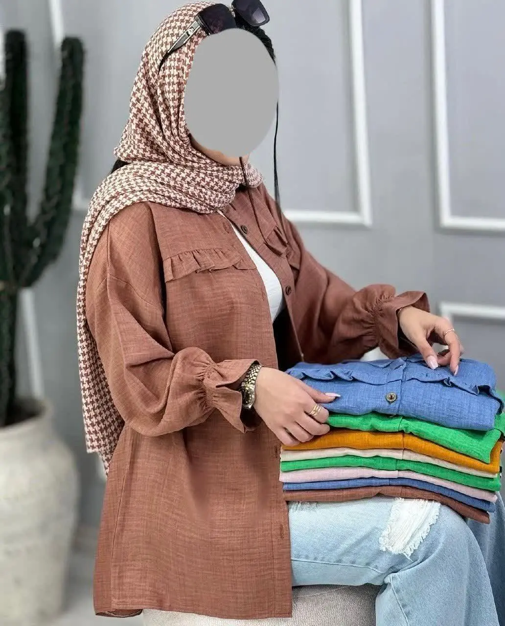 ❤️نام: شومیز مانتویی آلتین
