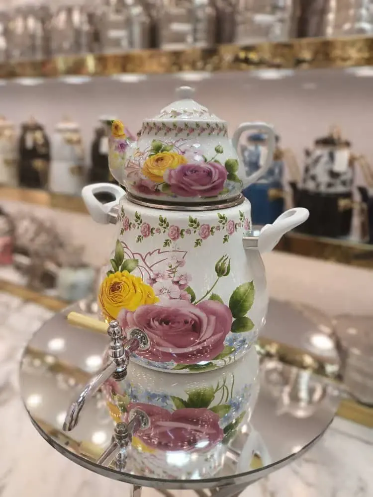 کتری و قوری لعابی ساخت کشور چین
