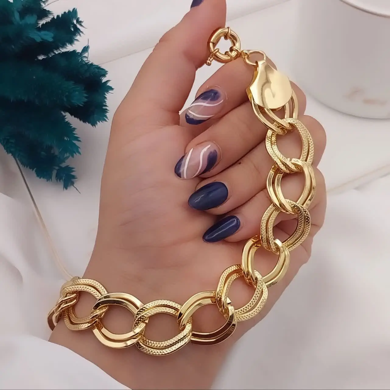 #دستبند طرح طلا ریتون جدید😍
